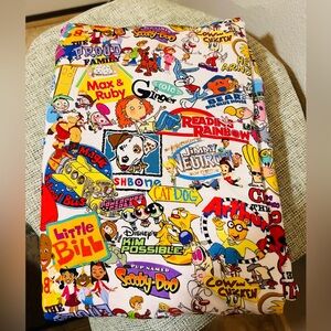 SOLD--Joyful Kids Bamboo Blanket - 50x60 - 90’s/2000’s Millennial Cartoons